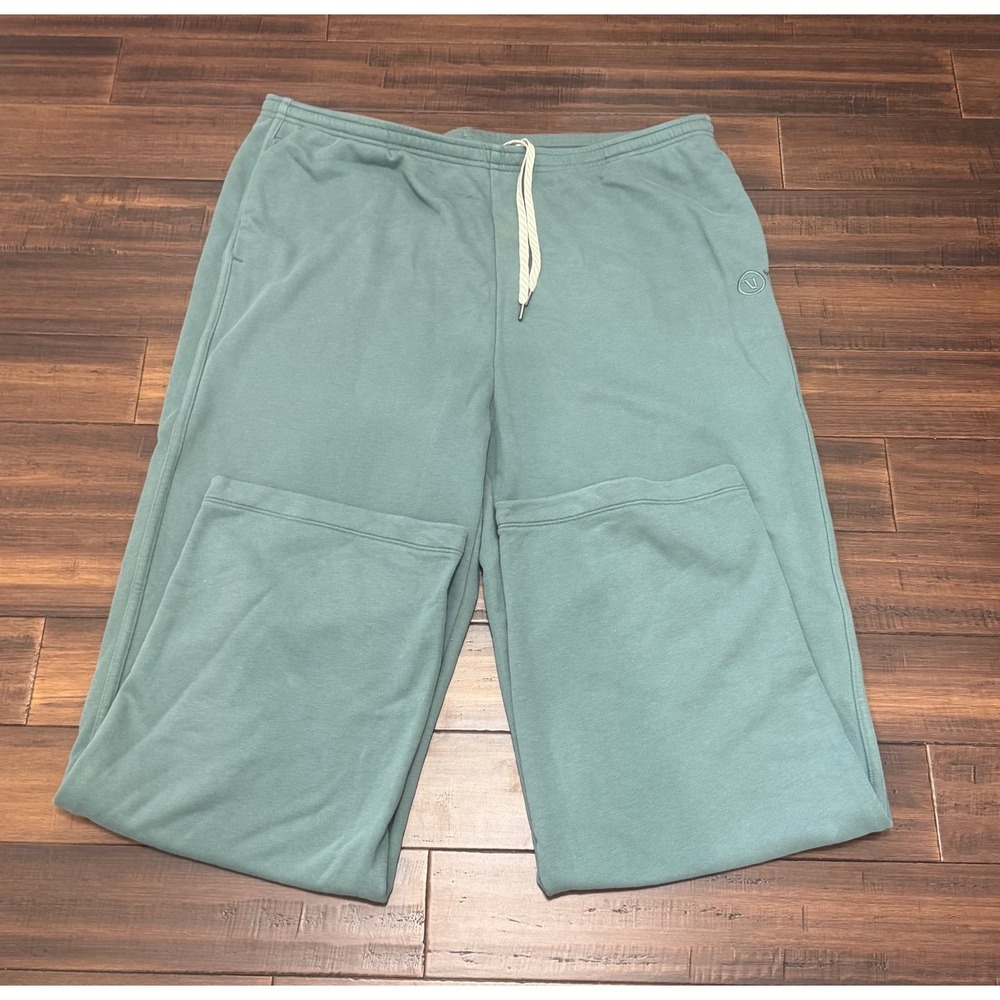 Vuori Womens Wide Leg Sweatpants Sage Green Lounge Pants XXL